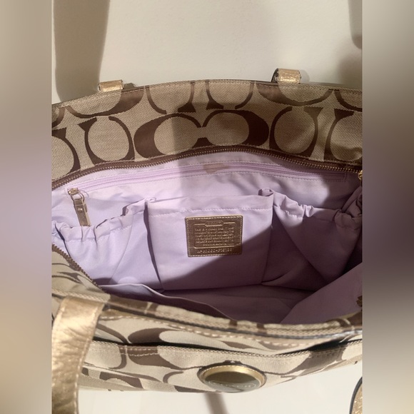 Coach Signature Diaper Bag - Picture 5 of 7